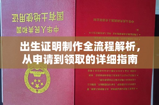 闻喜出生证明制作全流程解析，从申请到领取的详细指南